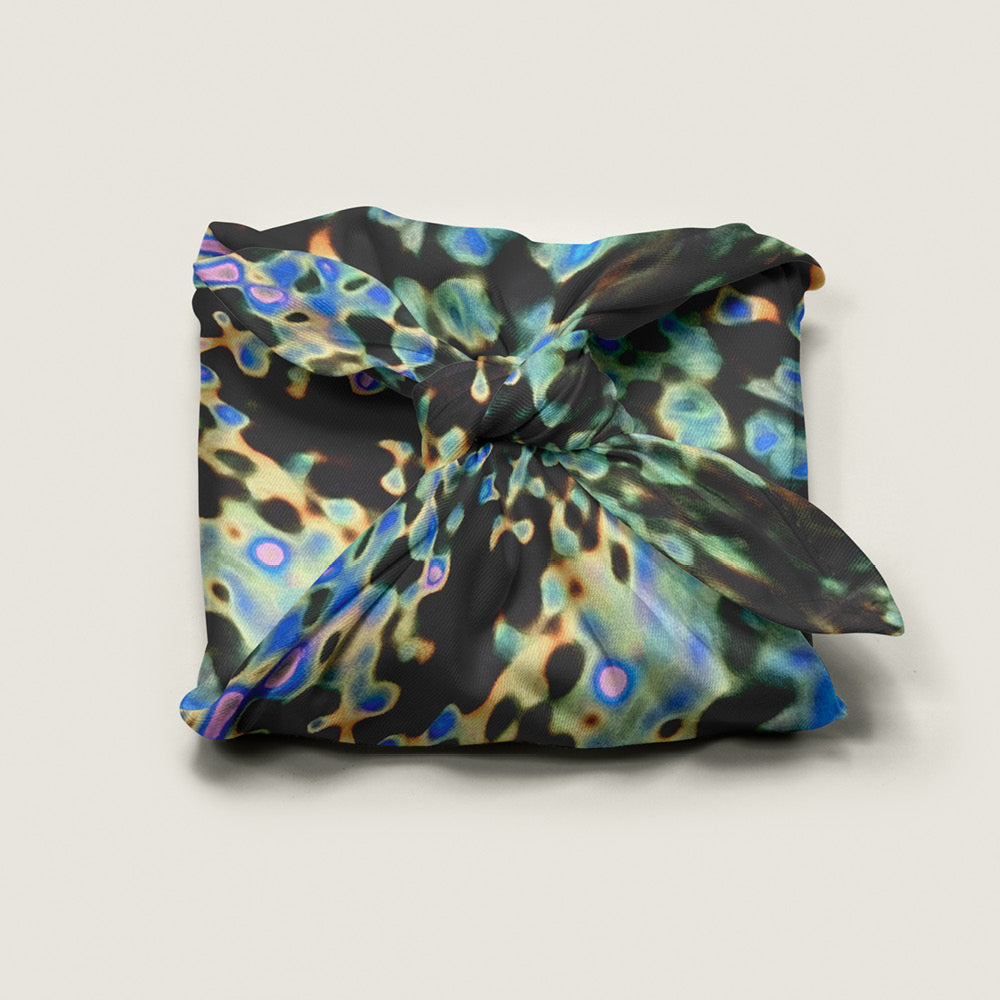 Deadstock Fabric Gift Wrap | Digital Puddle – Wrap Revolution